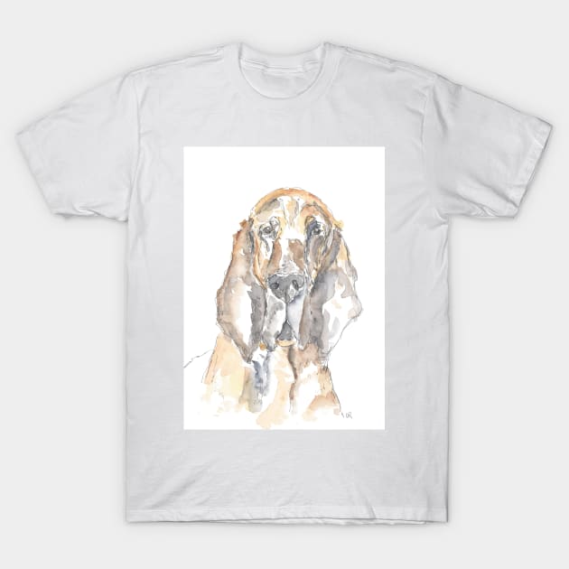 Bloodhound T-Shirt by DebTheZeb